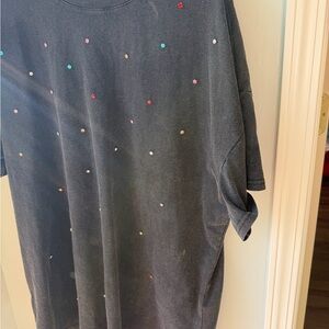 Elegant Black Polka Dot Mini Dress